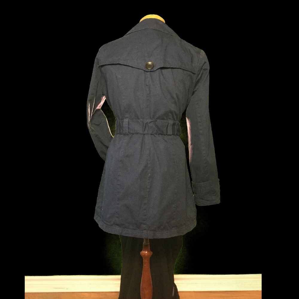 Navy Blue Fall Jacket - Picture 2 of 3
